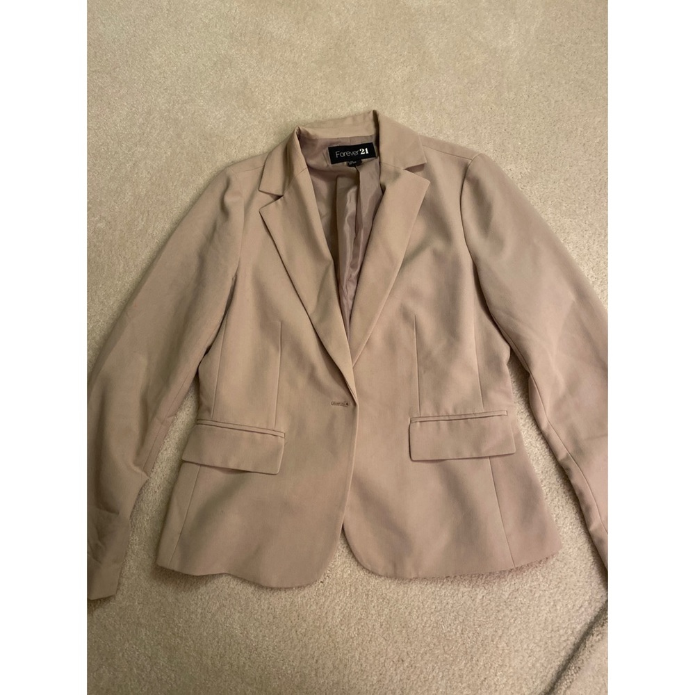 Cream blazer